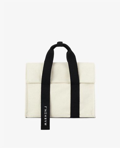  Marhen.J - Túi đeo vai nữ chữ nhật nắp gập vải bố Roy Mini 