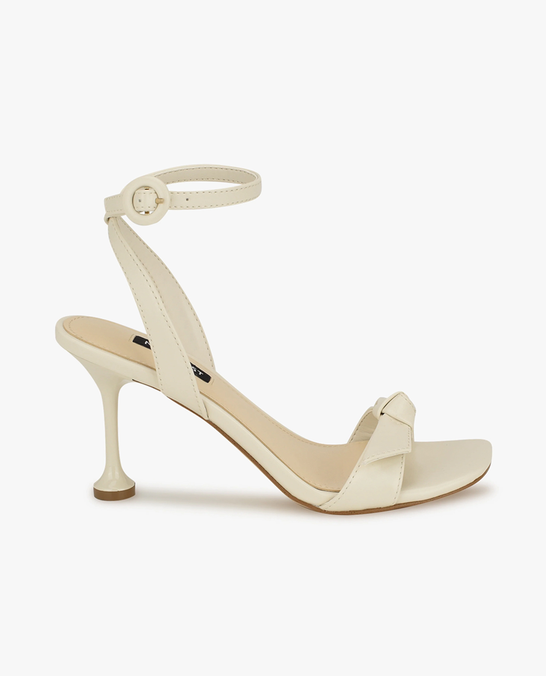 NINE WEST - Giày sandals cao gót nữ quai mảnh đính nơ Kensta