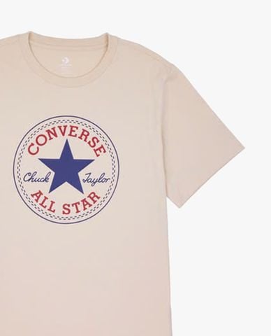  CONVERSE - Áo thun unisex cổ tròn tay ngắn Chuck Taylor All Star 