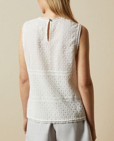  TED BAKER - Áo kiểu nữ Ivory 