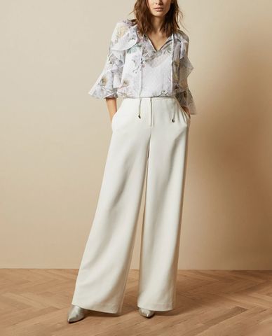  TED BAKER - Áo kiểu nữ phối bèo Mariiey 