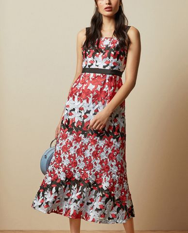  TED BAKER - Đầm midi hai dây Telily 