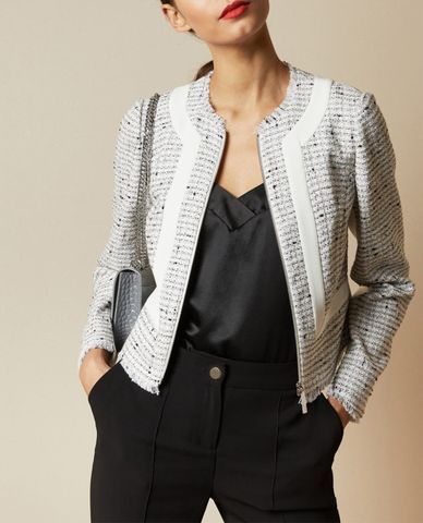  TED BAKER - Áo khoác kiểu nữ cổ tròn Adala 