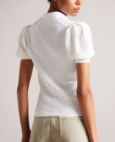  TED BAKER - Áo polo nữ tay phồng Ellyie 