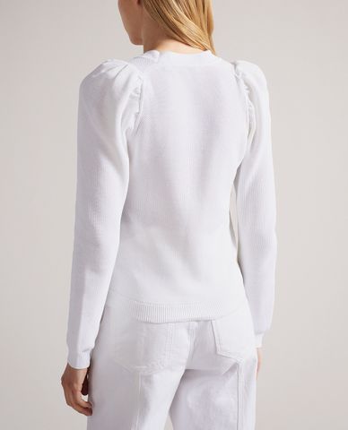  TED BAKER - Áo khoác cardigan nữ cổ V phom ôm Kimbaly 