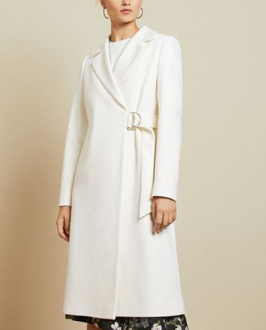  TED BAKER - Áo khoác măng tô nữ cổ bẻ tay dài Dezpina 