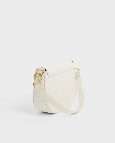  TED BAKER - Túi đeo vai tròn nắp gập Amali Leather Round Cross 