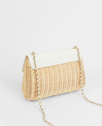  TED BAKER - Túi đeo chéo cói nắp gập Janiya 