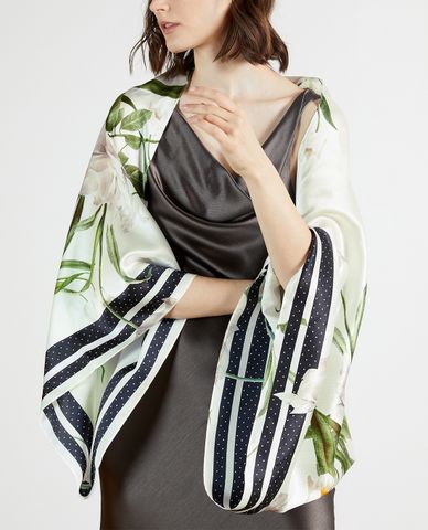  TED BAKER - Áo choàng nữ tay dài họa tiết hoa Giaana 