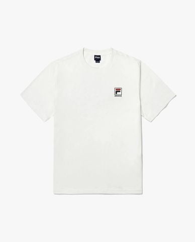  FILA - Áo thun unisex cổ tròn tay ngắn Heritage New Fbox 