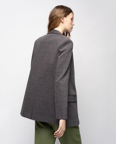  PINKO - Áo blazer nữ tay dài 2 nút cài Prince Of Wales 