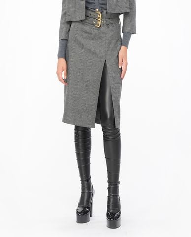  PINKO - Chân váy bút chì midi xẻ tà Goldie 