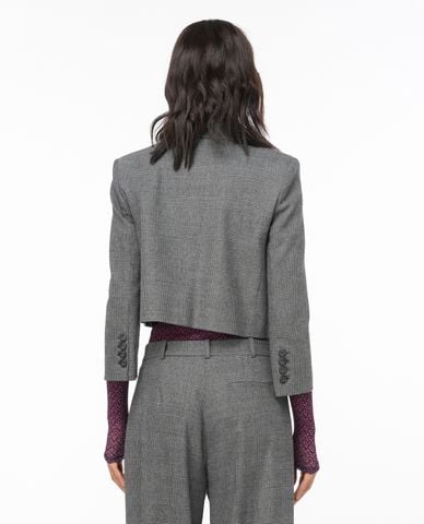  PINKO - Áo khoác croptop nữ tay dài Godzilla 