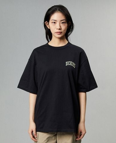  DICKIES - Áo thun unisex cổ tròn tay ngắn New Small Logo 