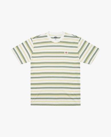  DICKIES - Áo thun unisex cổ tròn tay ngắn kẻ sọc ngang Glade 