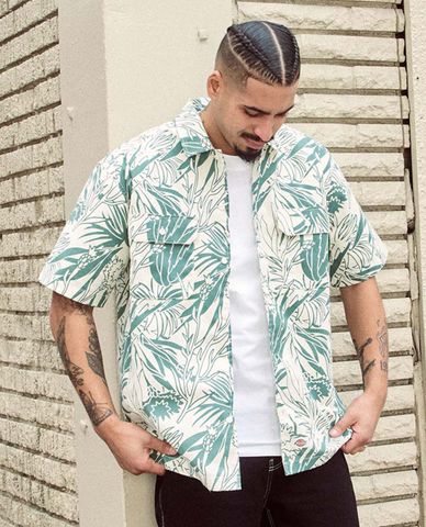  DICKIES - Áo sơ mi nam cổ bẻ tay ngắn Max Meadows 