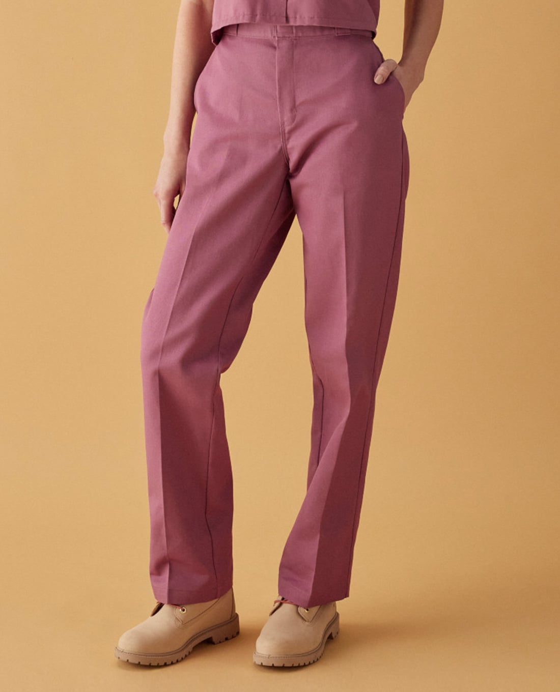 DICKIES - Quần nữ ống đứng phối túi cá tính