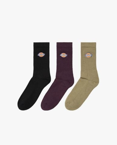  DICKIES - Set 3 đôi vớ cổ cao unisex thời trang 