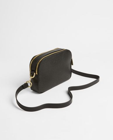  TED BAKER - Túi đeo vai tròn khóa zip Awerrah Leather Webbing Strap 