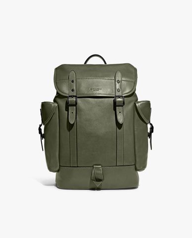  COACH - Balo nam da nắp gập Hitch 