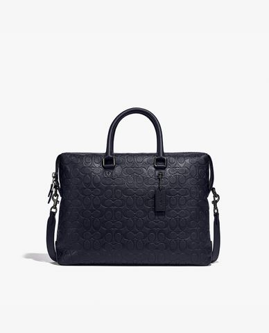  COACH - Cặp xách nam chữ nhật Gotham Signature Leather 