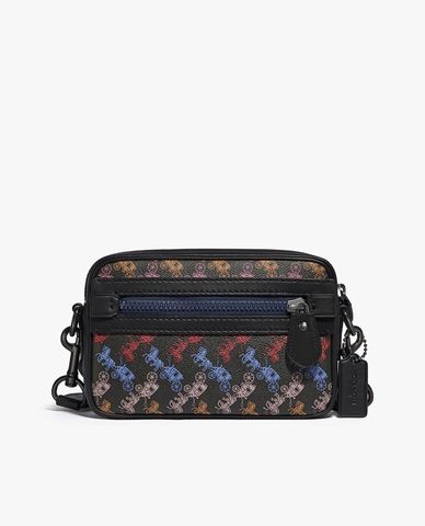  COACH - Túi đeo chéo nam chữ nhật Academy 