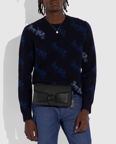  COACH - Túi đeo chéo nam chữ nhật Tabby 