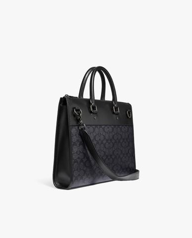  COACH - Cặp xách nam chữ nhật Gotham Folio In Signature Canvas 