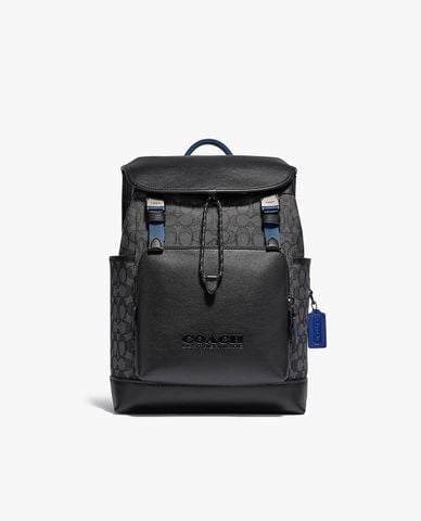  COACH - Balo nam chữ nhật League Flap 