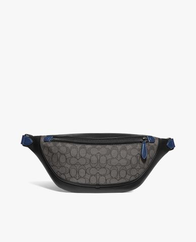  COACH - Túi bao tử nam League Signature Jacquard 
