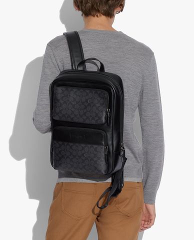  COACH - Balo nam chữ nhật Gotham In Signature Canvas 