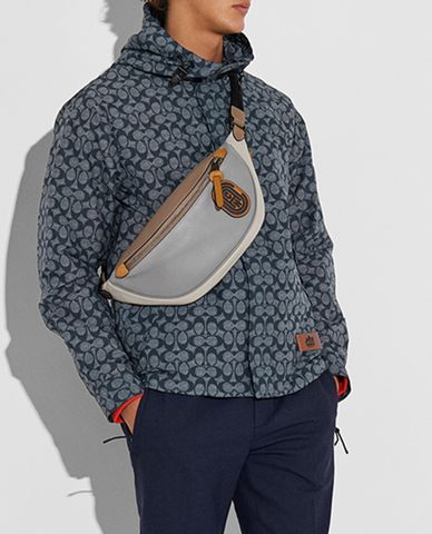  COACH - Túi bao tử nam chữ nhật Rivington 