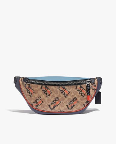  COACH - Túi bao tử nam chữ nhật Rivington 