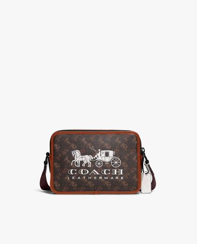  COACH - Túi đeo chéo nam phom chữ nhật Charter 24 