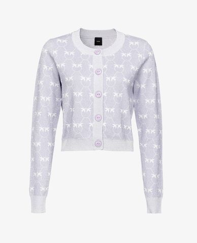  PINKO - Áo khoác cardigan nữ cổ tròn tay dài Canoro 