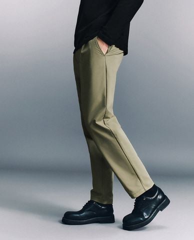  URBAN REVIVO - Quần nam ống đứng hiện đại 