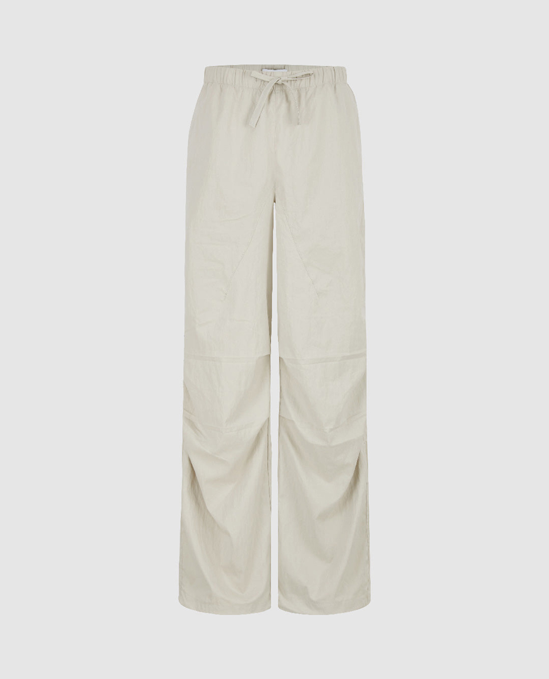 URBAN REVIVO - Quần nữ ống rộng lưng thun Elastic Waist Loose