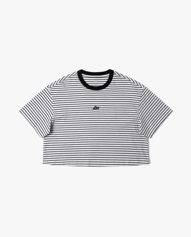  LEE - Áo croptop nữ cổ tròn tay ngắn Modern Seasonal 
