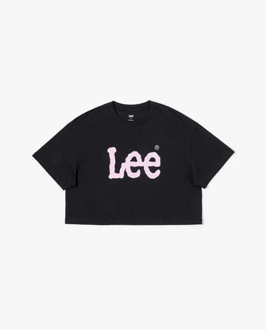  LEE - Áo croptop nữ cổ tròn tay ngắn Modern Seasonal 