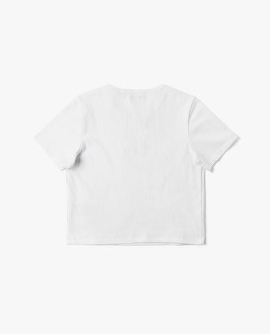  LEE - Áo croptop nữ cổ tròn tay ngắn Modern Regular 