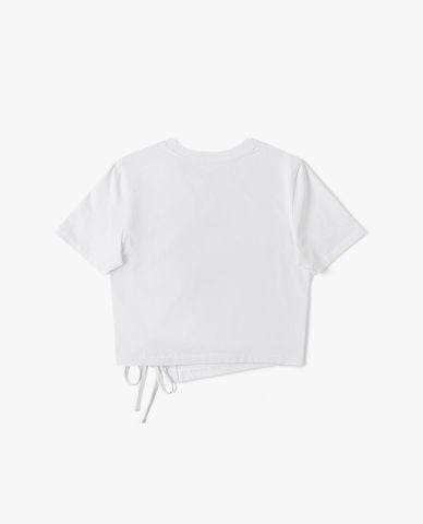  LEE - Áo croptop nữ cổ tròn tay ngắn Modern Seasonal 