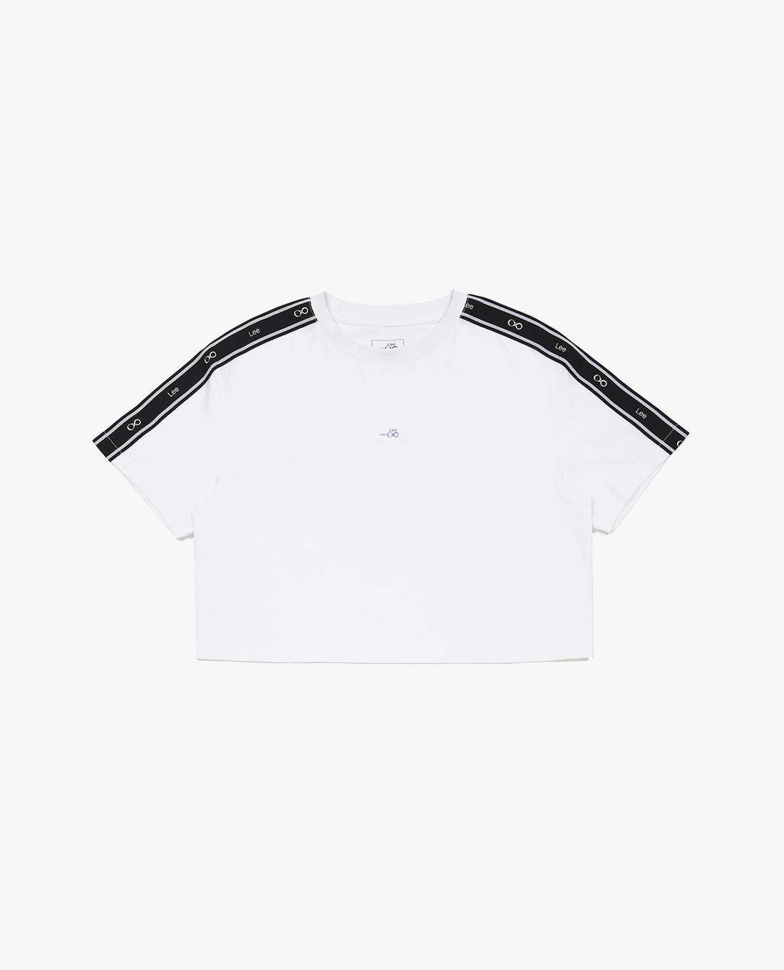 LEE - Áo croptop nữ cổ tròn tay ngắn Indigo Seasonal