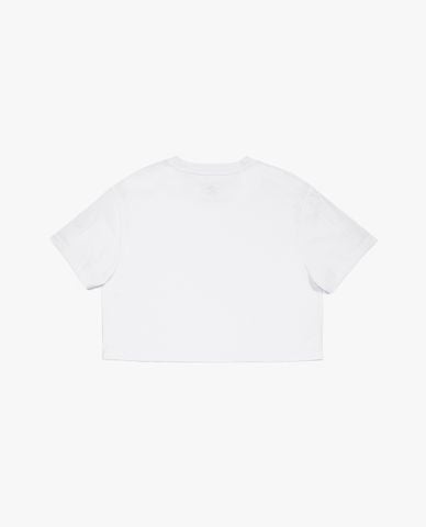  LEE - Áo croptop nữ cổ tròn tay ngắn Indigo Seasonal 