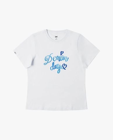  LEE - Áo thun nữ cổ tròn tay ngắn Modern Regular 