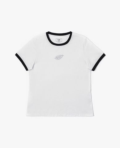  LEE - Áo thun nữ cổ tròn tay ngắn Indigo Seasonal 