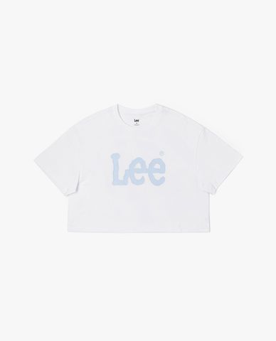  LEE - Áo croptop nữ cổ tròn tay ngắn Modern Seasonal 