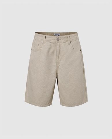  URBAN REVIVO - Quần short jeans nam ngang gối Leisure 