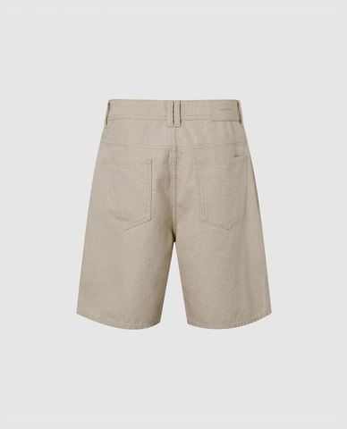  URBAN REVIVO - Quần short jeans nam ngang gối Leisure 