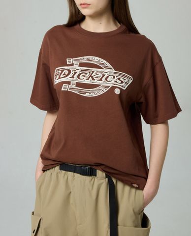  DICKIES - Áo thun unisex cổ tròn tay ngắn Graphic 