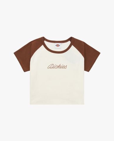  DICKIES - Áo croptop nữ cổ tròn tay ngắn Ballistic 